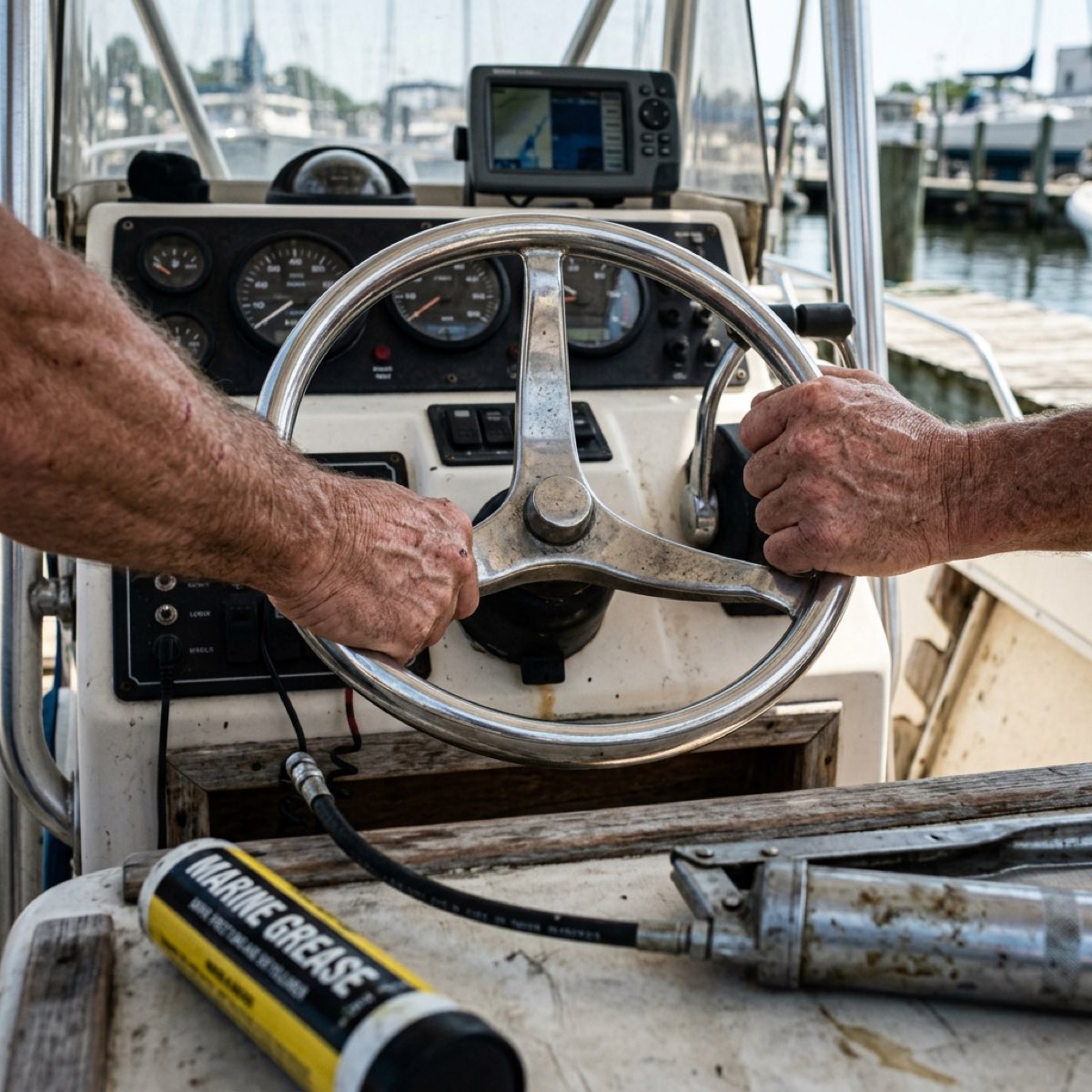 Boat Steering Is Stiff or Hard to Turn: Causes and Fixes