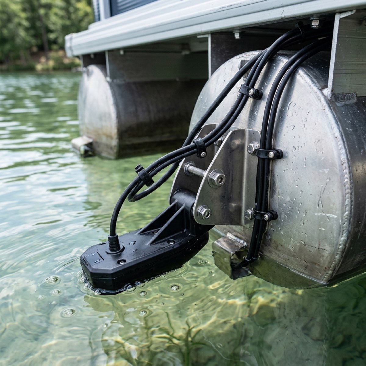 Where to Mount a Transducer on a Pontoon: The Masterclass