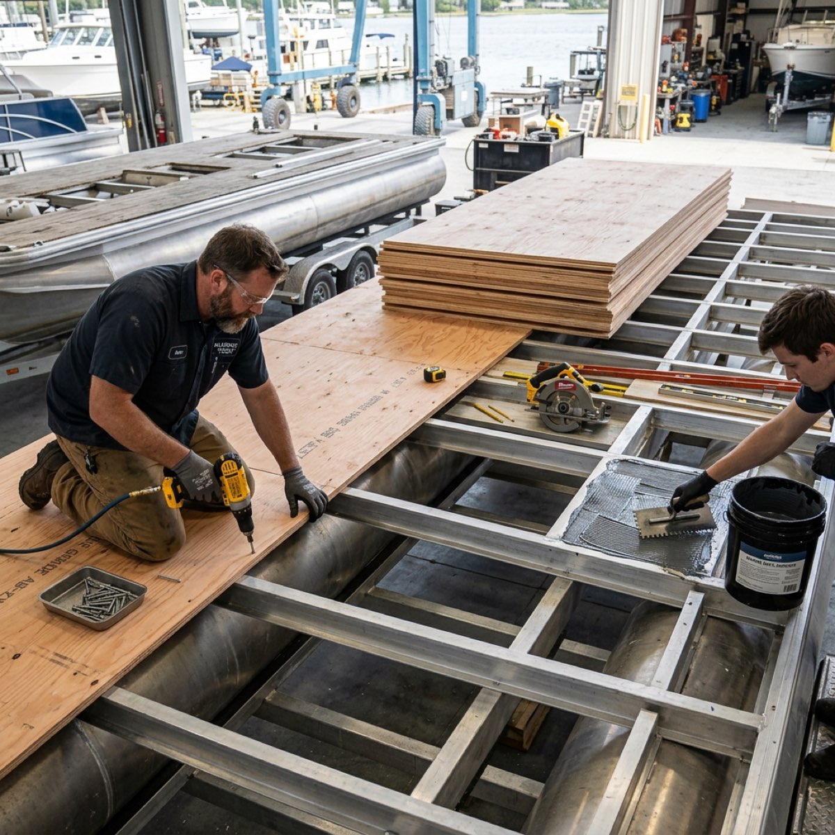 Replacing Pontoon Decking: Marine Plywood vs. Aluminum vs. PVC (2026 Pro Guide)